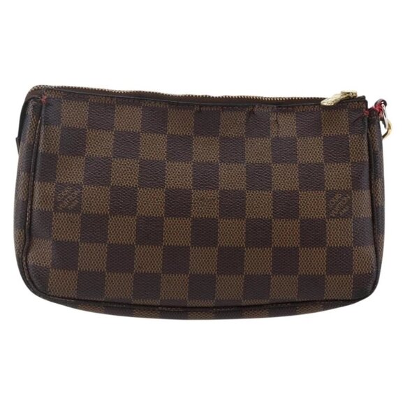 LOUIS VUITTON Damier Ebene Pochette Accessoires Pouch N41206 LV Auth 147934 - Picture 3 of 16